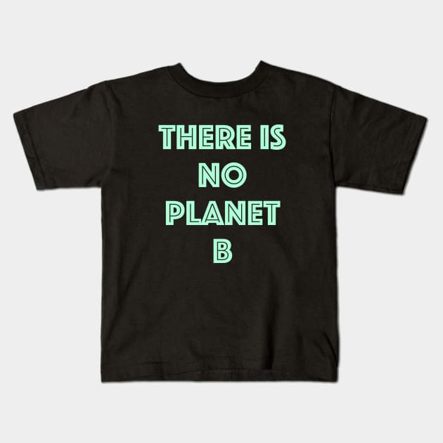 PLANET B 41 Kids T-Shirt by Utopic Slaps